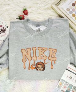 Chucky Embroidered Shirt, Horror Movie Embroidered Hoodie, Halloween Embroidered Sweatshirt (3)