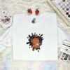 Freddy Krueger Splash Embroidered Shirt, Horror Movie Embroidered Hoodie, Halloween Embroidered Sweatshirt