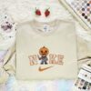 Jason Voorhees Pumpkin Head Embroidered Shirt, Horror Movie Embroidered Hoodie, Halloween Embroidered Sweatshirt