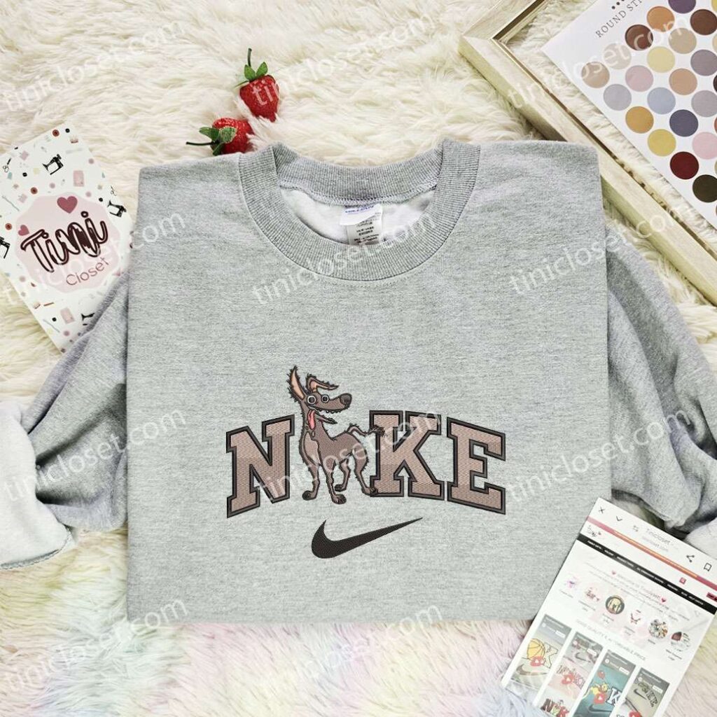 Dante Embroidered Shirt, Pixar Coco Embroidered Hoodie, Disney Characters Embroidered T-Shirt