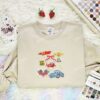 Cars Theme Embroidered Shirt, Pixar Movie Embroidered Hoodie, Disney Characters Embroidered T-Shirt