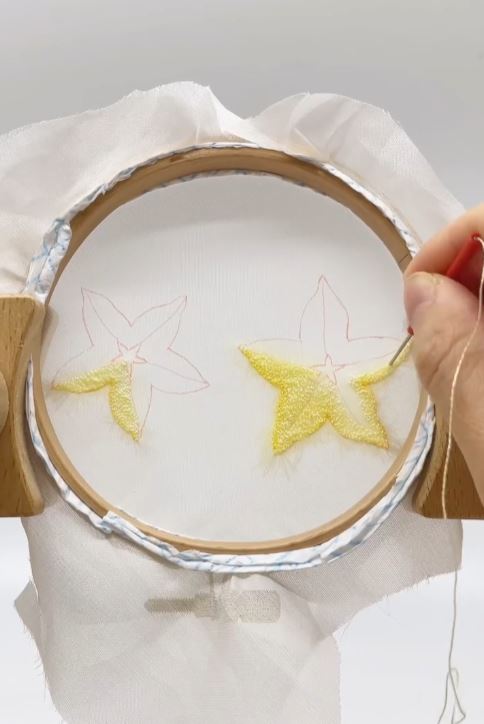 This is not an ordinary starfruit embroidery…