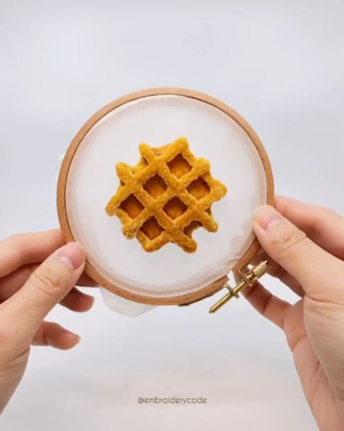 I’d swallow this “waffle” if I didn't look twice.