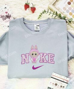 Angel Heart Labubu Embroidered Shirt, Art Toy Embroidered Hoodie, Best Gift Idea (2)