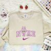 Angel Heart Labubu Embroidered Shirt, Art Toy Embroidered Hoodie, Best Gift Idea