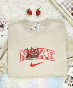 Anger Halloween Embroidered Shirt, Pixar Inside Out Embroidered Hoodie, Halloween Embroidered T Shirt (1)