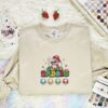 Mario Super Daddio Embroidered Shirt, Video Game Characters Embroidered Hoodie, Best Father’s Day Gift