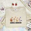 The Lion King Animal Kingdom Embroidered Shirt, Disney Characters Embroidered Hoodie, Cartoon Embroidered T-Shirt