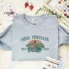 Mega Venusaur Est 2013 Embroidered Shirt, Pokemon Embroidered Hoodie, Anime Embroidered T-Shirt