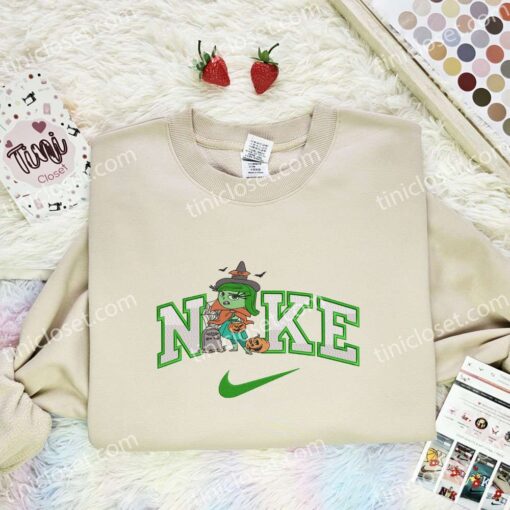 Disgust Halloween Embroidered Shirt, Pixar Inside Out Embroidered Hoodie, Halloween Embroidered T-Shirt