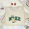 Donald Duck Butler Embroidered Shirt, Disney Characters Embroidered Hoodie, Cartoon Embroidered T-Shirt
