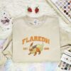 Flareon Est 1996 Embroidered Shirt, Pokemon Embroidered Hoodie, Anime Embroidered Sweatshirt