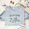 Glaceon Est 2006 Embroidered Shirt, Pokemon Embroidered Hoodie, Anime Embroidered Sweatshirt