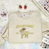 Jolteon Est 1996 Embroidered Shirt, Pokemon Embroidered Hoodie, Anime Embroidered Sweatshirt