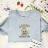 Labubu Matcha Fluffy Monster Embroidered Shirt, Art Toy Embroidered Hoodie, Best Gift Idea
