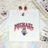 Labubu Michael Myers Embroidered Shirt, Art Toy Embroidered Hoodie, Halloween Embroidered T-Shirt