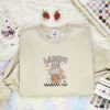 Labubu Vanilla Fluffy Monster Embroidered Shirt, Art Toy Embroidered Hoodie, Best Gift Idea