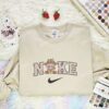 Labubu Woody Bear Embroidered Shirt, Toy Story Embroidered Hoodie, Cartoon Embroidered Sweatshirt