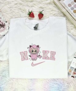 Labubu Jigglypuff Embroidered Shirt, Pokemon Anime Embroidered Hoodie, Cartoon Embroidered Sweatshirt (1)