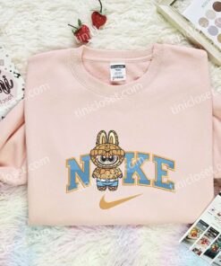 Labubu Thing Embroidered Shirt, Fantastic Four Superhero Embroidered Hoodie, Cartoon Embroidered Sweatshirt (1)