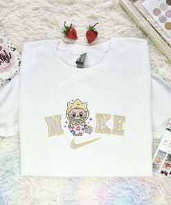 Labubu Togepi Embroidered Shirt, Pokemon Anime Embroidered Hoodie, Cartoon Embroidered Sweatshirt (1)