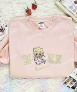 Labubu Togepi Embroidered Shirt, Pokemon Anime Embroidered Hoodie, Cartoon Embroidered Sweatshirt (2)