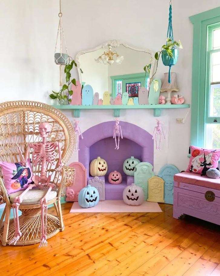 It's not to strip Halloween of its traditional motifs but to soften their edges.