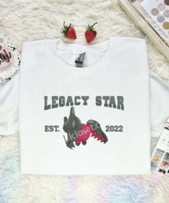 Legacy Star Est 2022 Embroidered Shirt, Pokemon Embroidered Hoodie, Anime Embroidered Sweatshirt (2)
