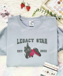 Legacy Star Est 2022 Embroidered Shirt, Pokemon Embroidered Hoodie, Anime Embroidered Sweatshirt (3)