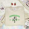 Meowscarada Est 1996 Embroidered Shirt, Pokemon Embroidered Hoodie, Anime Embroidered T-Shirt