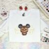 Mickey Chewbacca Embroidered Shirt, Disney Characters Embroidered Hoodie, Movie Embroidered T-Shirt