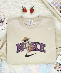 Hector And Mama Coco Embroidered Shirt, Pixar Coco Embroidered Hoodie, Disney Characters Embroidered T Shirt (2)