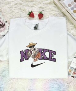 Hector And Mama Coco Embroidered Shirt, Pixar Coco Embroidered Hoodie, Disney Characters Embroidered T Shirt (3)