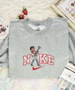 Miguel Embroidered Shirt, Pixar Coco Embroidered Hoodie, Disney Characters Embroidered T Shirt (3)