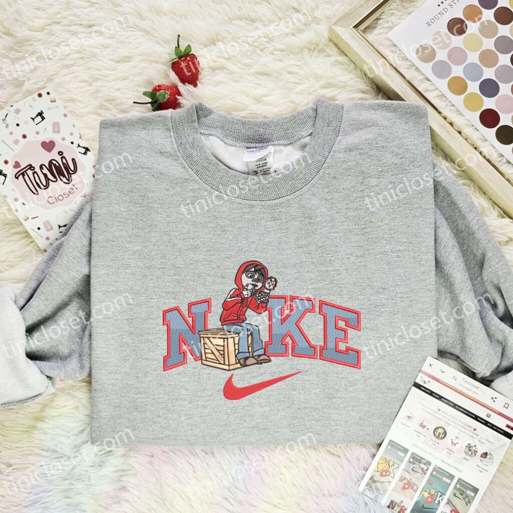 Miguel Embroidered Shirt, Pixar Coco Embroidered Hoodie, Disney Characters Embroidered T-Shirt