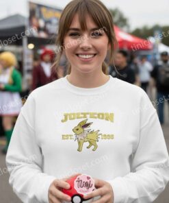 Vintage Jolteon Pokemon Embroidered Sweatshirt, Est 1996 Anime Hoodie, Retro Eeveelution Crewneck, Gamer Gift 1 Vintage Jolteon Pokemon Embroidered Sweatshirt, Est 1996 Anime Hoodie, Retro Eeveelution Crewneck, Gamer Gift (1)