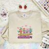 Minecraft Gamer Squad Embroidered Shirt, Cartoon Embroidered Hoodie, Video Game Characters Embroidered T-Shirt