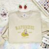 Rapunzel Corona Embroidered Shirt, Disney Princess Embroidered Hoodie, Disney Characters Embroidered T-Shirt