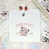 Jigglypuff Est 1996 Embroidered Shirt, Pokemon Embroidered Hoodie, Anime Embroidered T-Shirt