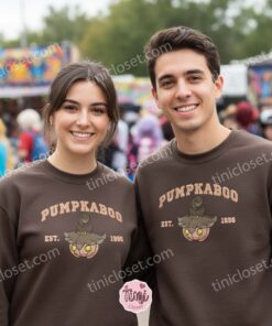 Pokémon Pumpkaboo Embroidered Sweatshirt, Cute Ghost Type Anime Crewneck, Anime Gift for Gamer (2)