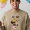 Just Do It Later Pikachu Embroidered Hoodie, Funny Sleeping Pokemon Sweatshirt, Funny Anniversary Gift
