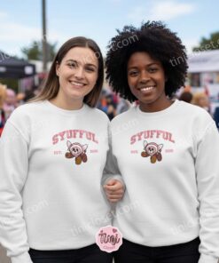 Stufful Pokemon Embroidered Hoodie and Crewneck, Varsity Est. 1996 Design, Cute Anime T-shirt 1 Stufful Pokemon Embroidered Hoodie and Crewneck, Varsity Est. 1996 Design, Cute Anime T shirt (2)