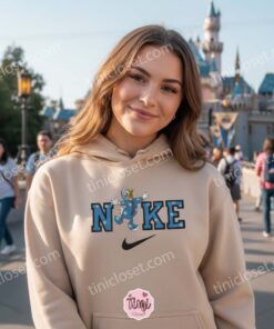 Embroidered Donald Duck Christmas Pajamas Sweatshirt, Winter Snowflake Disney Mashup Hoodie, Custom Crewneck T Shirt (2)