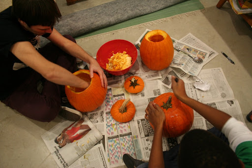 Pumpkin carving was once a Halloween ritual.