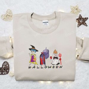 Inside Out Halloween Team Embroidered Shirt