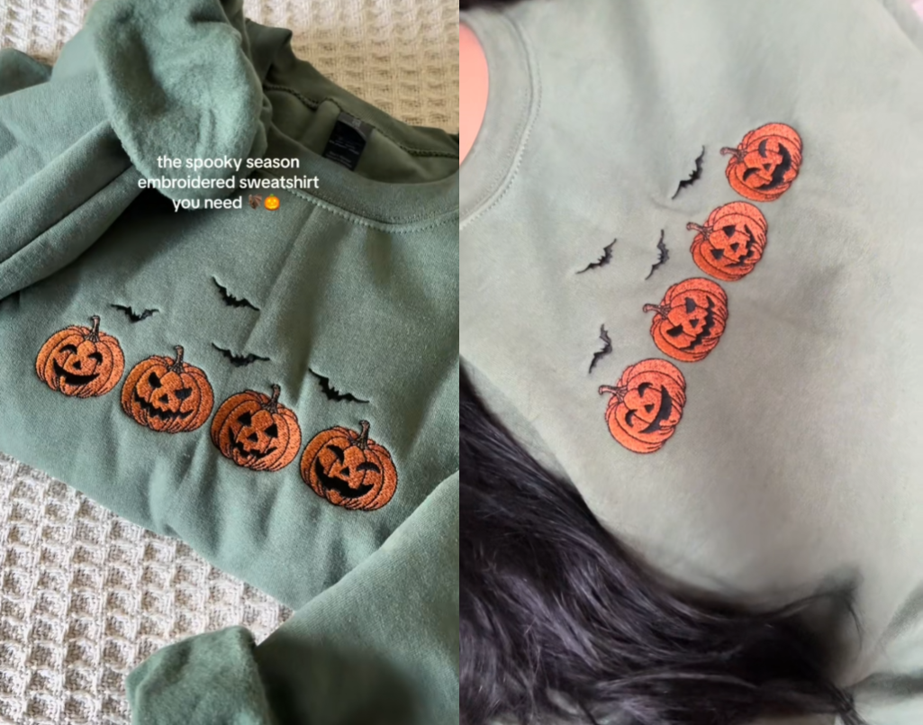 Embroidered Halloween shirts succeed because they offer something for everyone.