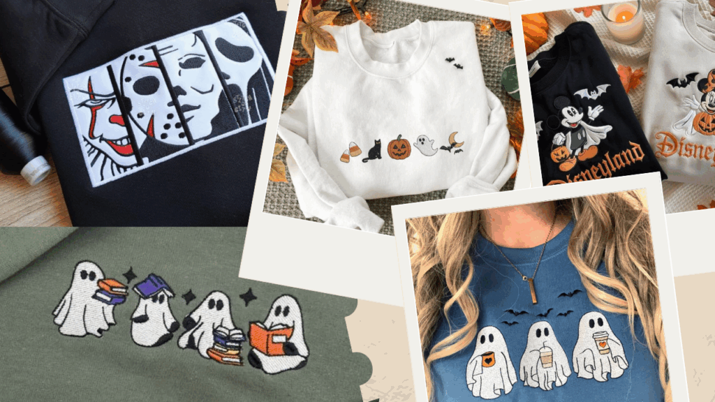 Creep It Real: 4 Embroidered Halloween Shirts You’ll See Everywhere This Year