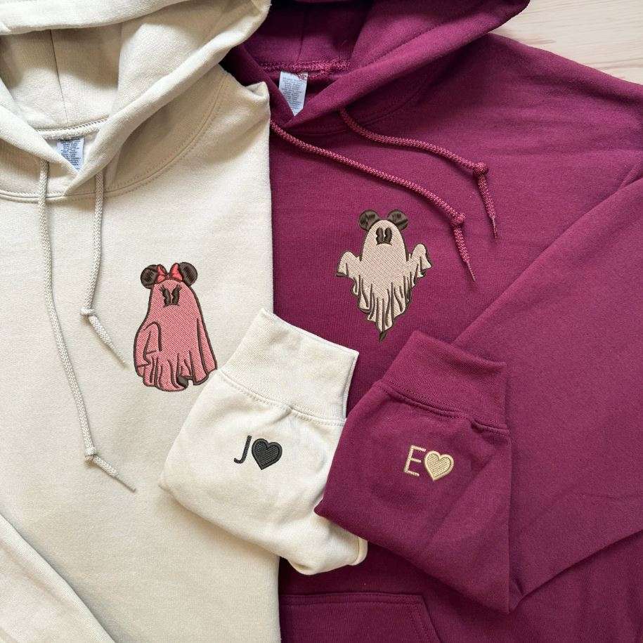 Embroidered Halloween hoodies can also make ideal gifts for couples.