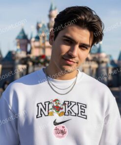 Donald Duck Christmas Lights Embroidered Shirt, Disney Characters Embroidered Hoodie, Christmas Embroidered Sweatshirt (2)