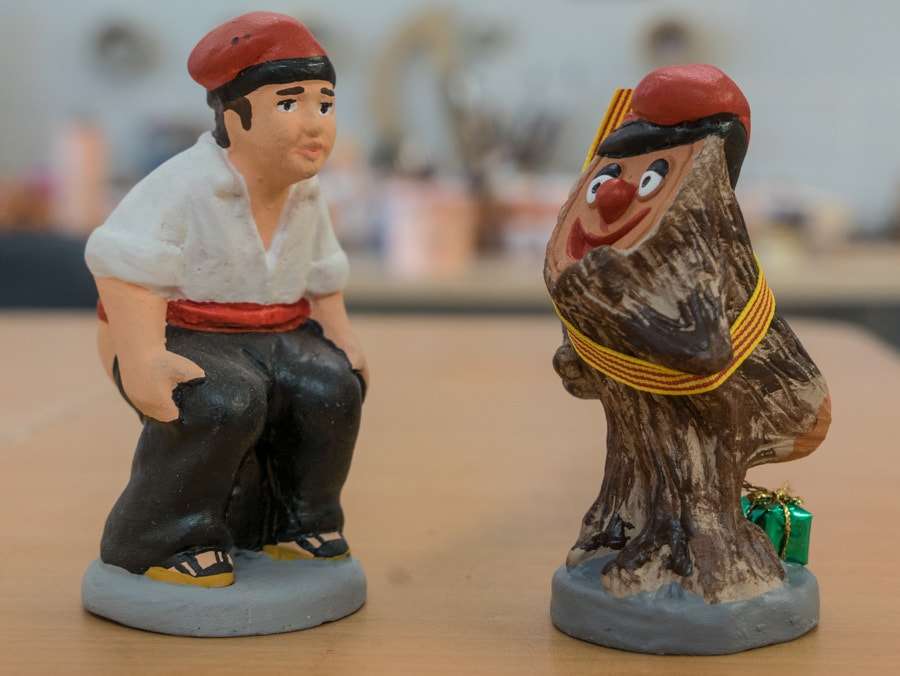 Caga Tió and Caganer